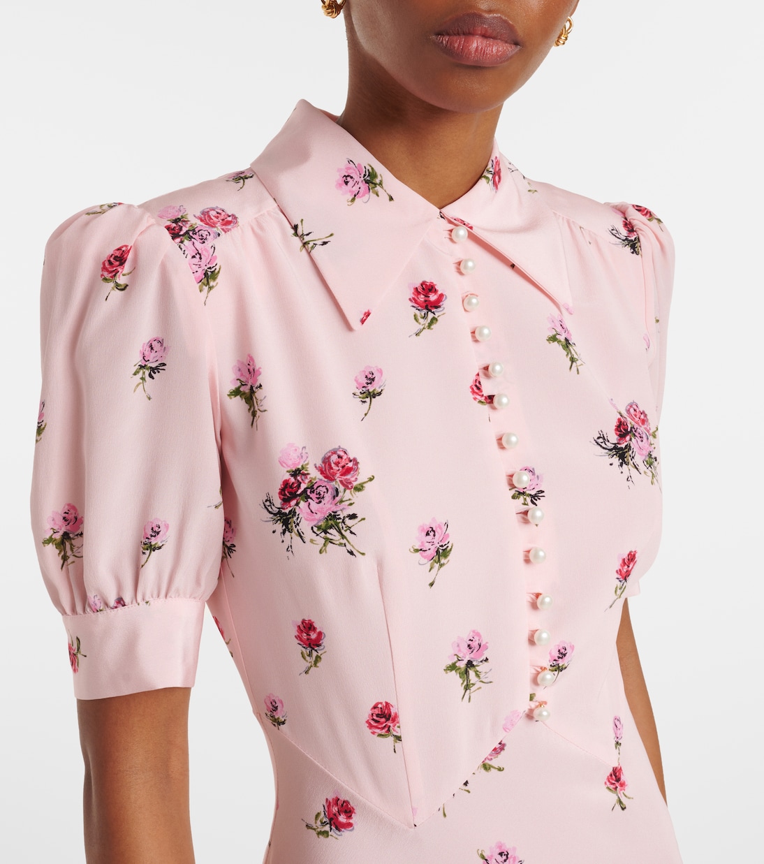 Abito midi in seta | Alessandra Rich