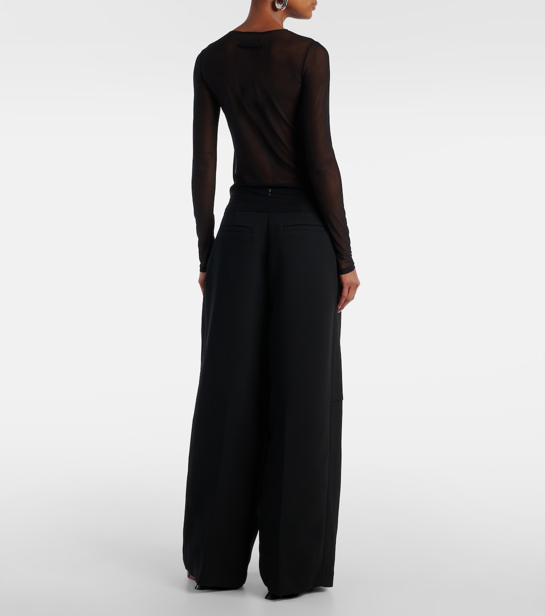 Top in mesh trasparente | Jean Paul Gaultier
