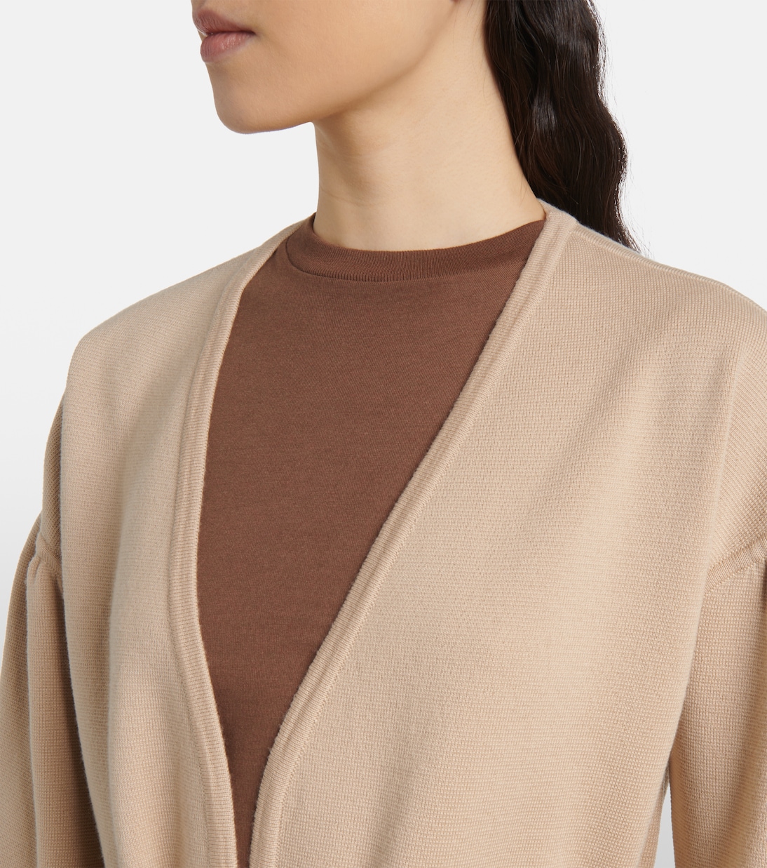 Tiberio belted virgin wool cardigan | Max Mara