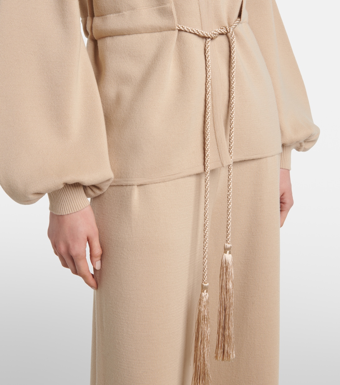 Tiberio belted virgin wool cardigan | Max Mara