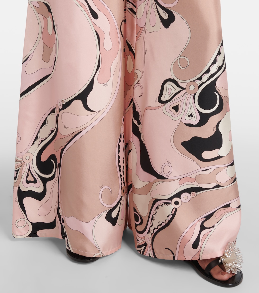 Pantalon ample Orchidee en soie | Pucci