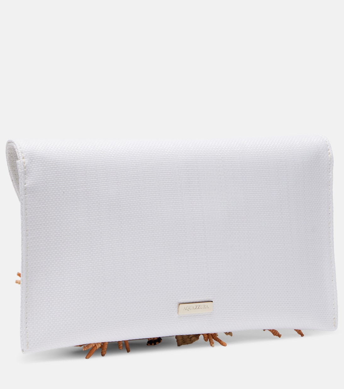 Marea raffia-effect clutch | Aquazzura