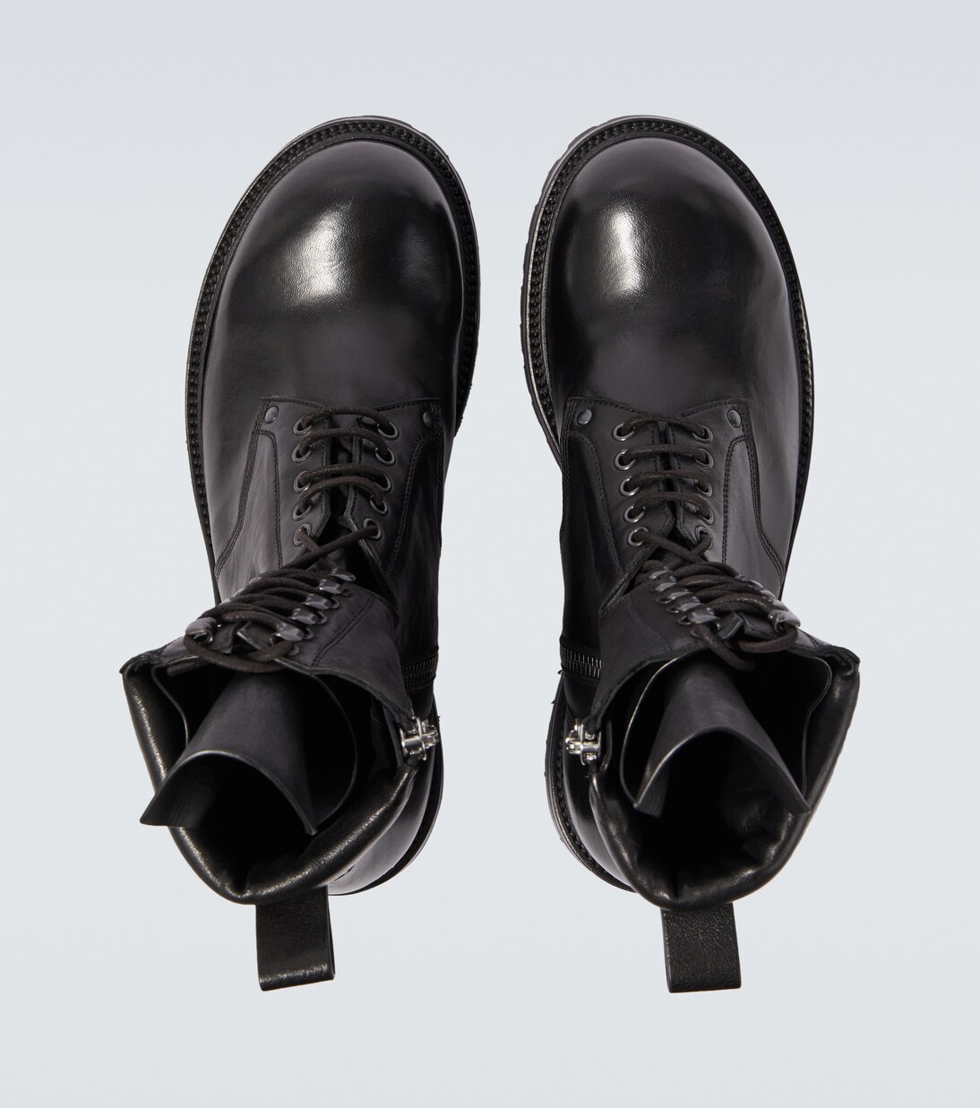 皮革战地靴 | Rick Owens
