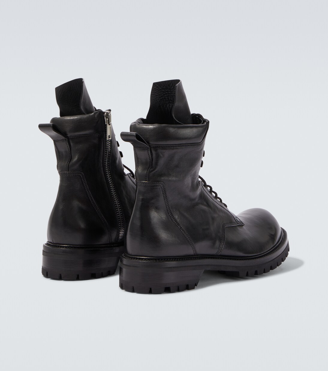 皮革战地靴 | Rick Owens
