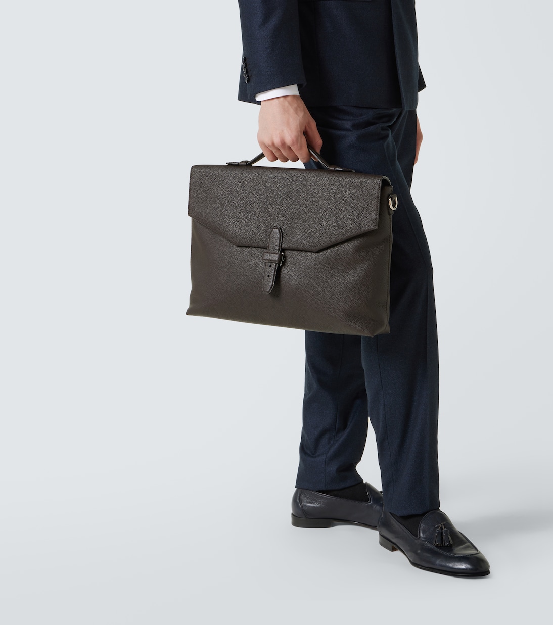 Leather briefcase | Brioni