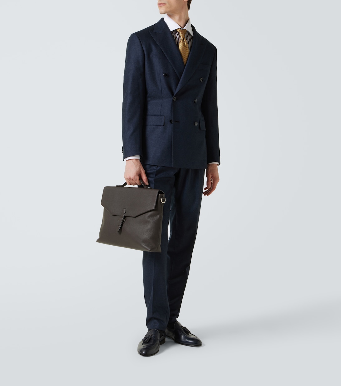 Leather briefcase | Brioni