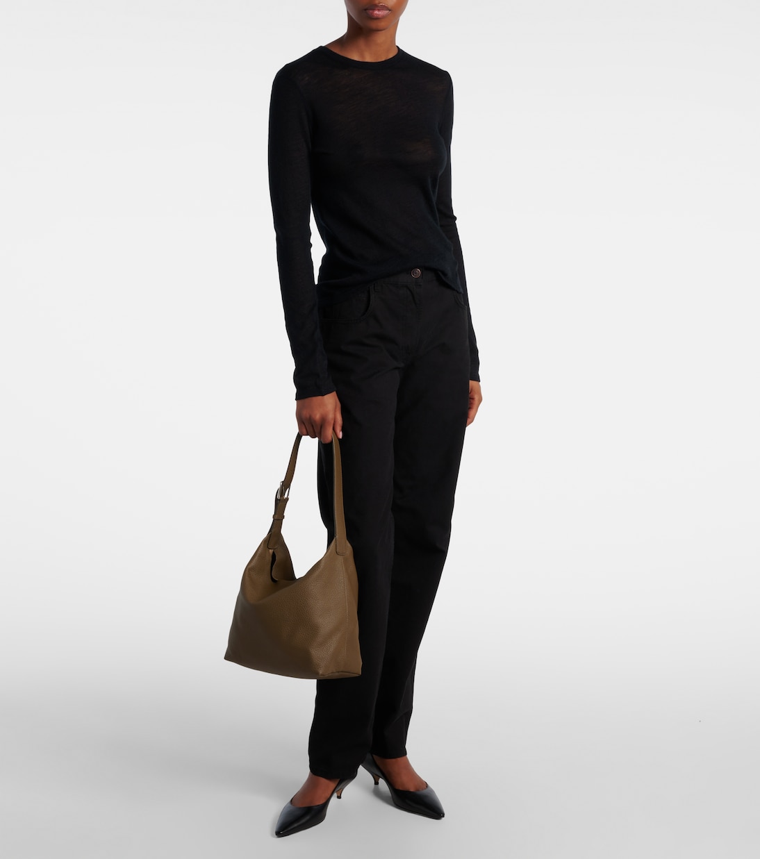 Isa leather shoulder bag | The Row