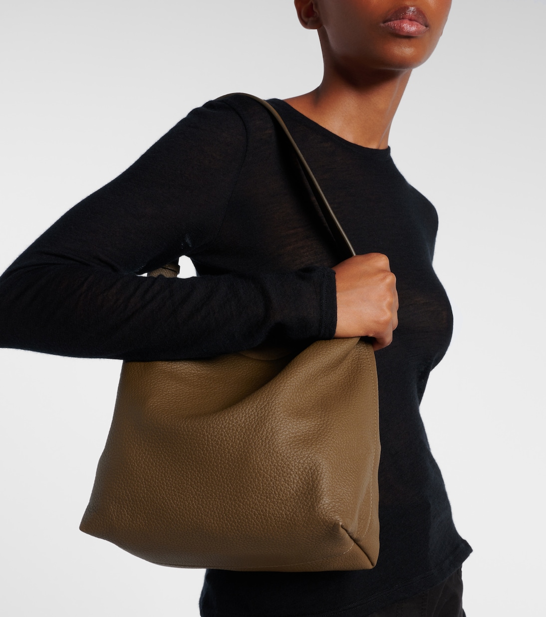 Isa leather shoulder bag | The Row