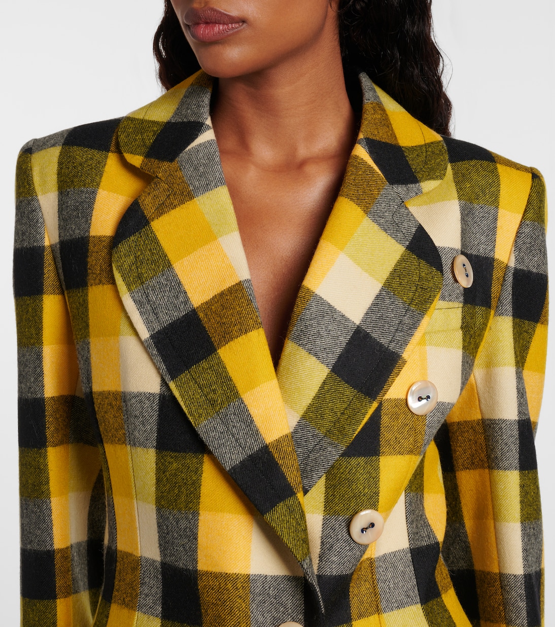 Blazer Georgia en laine vierge à carreaux | Vivienne Westwood