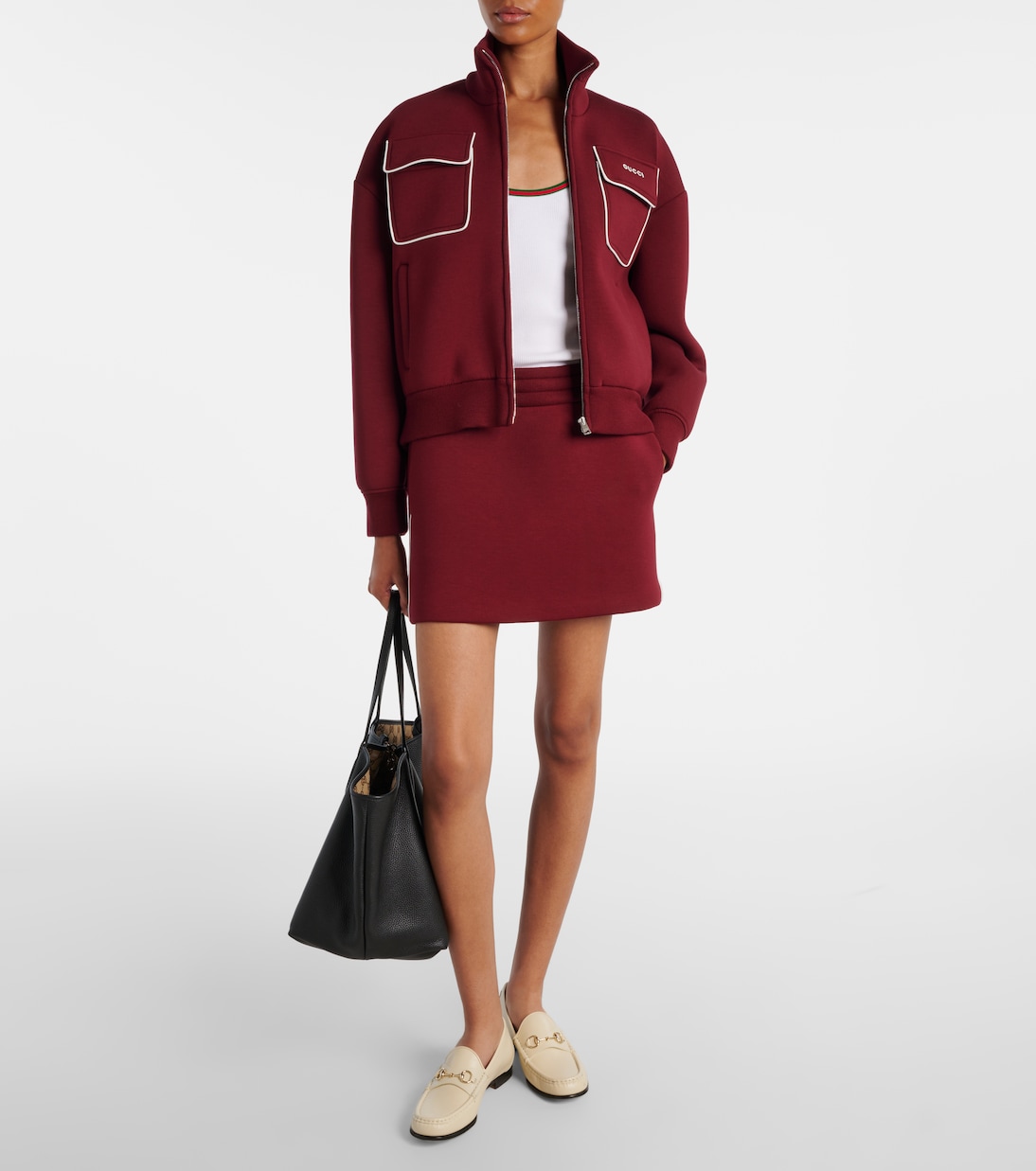 Minigonna con logo | Gucci