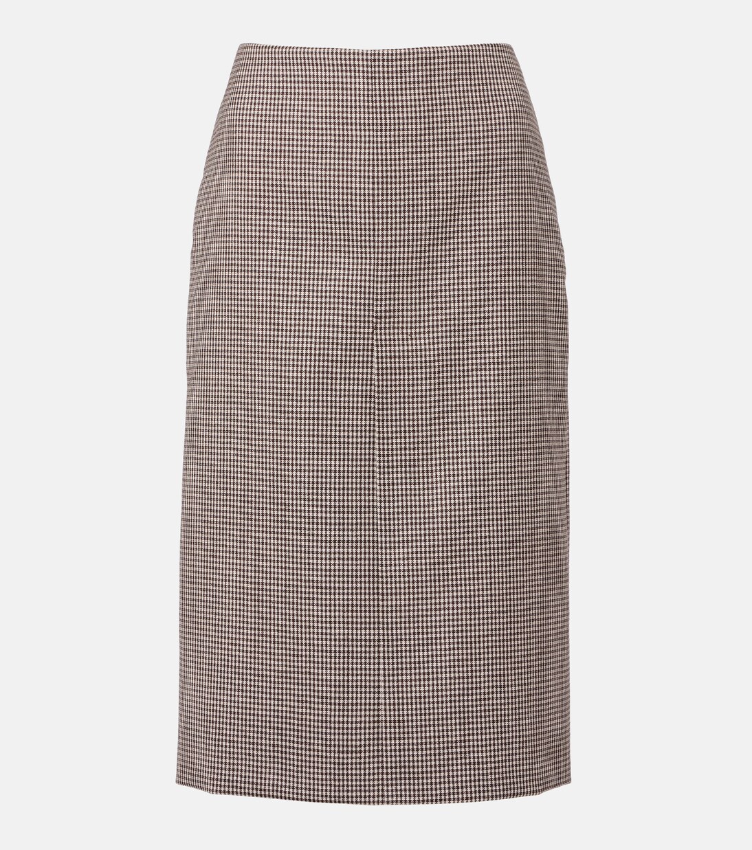 Jupe midi en laine à carreaux | Gucci