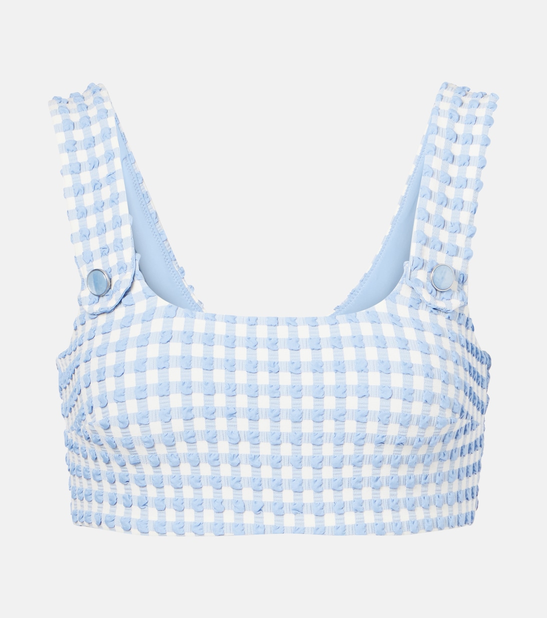 Top de bikini Ainsley de cuadros vichy | Simkhai