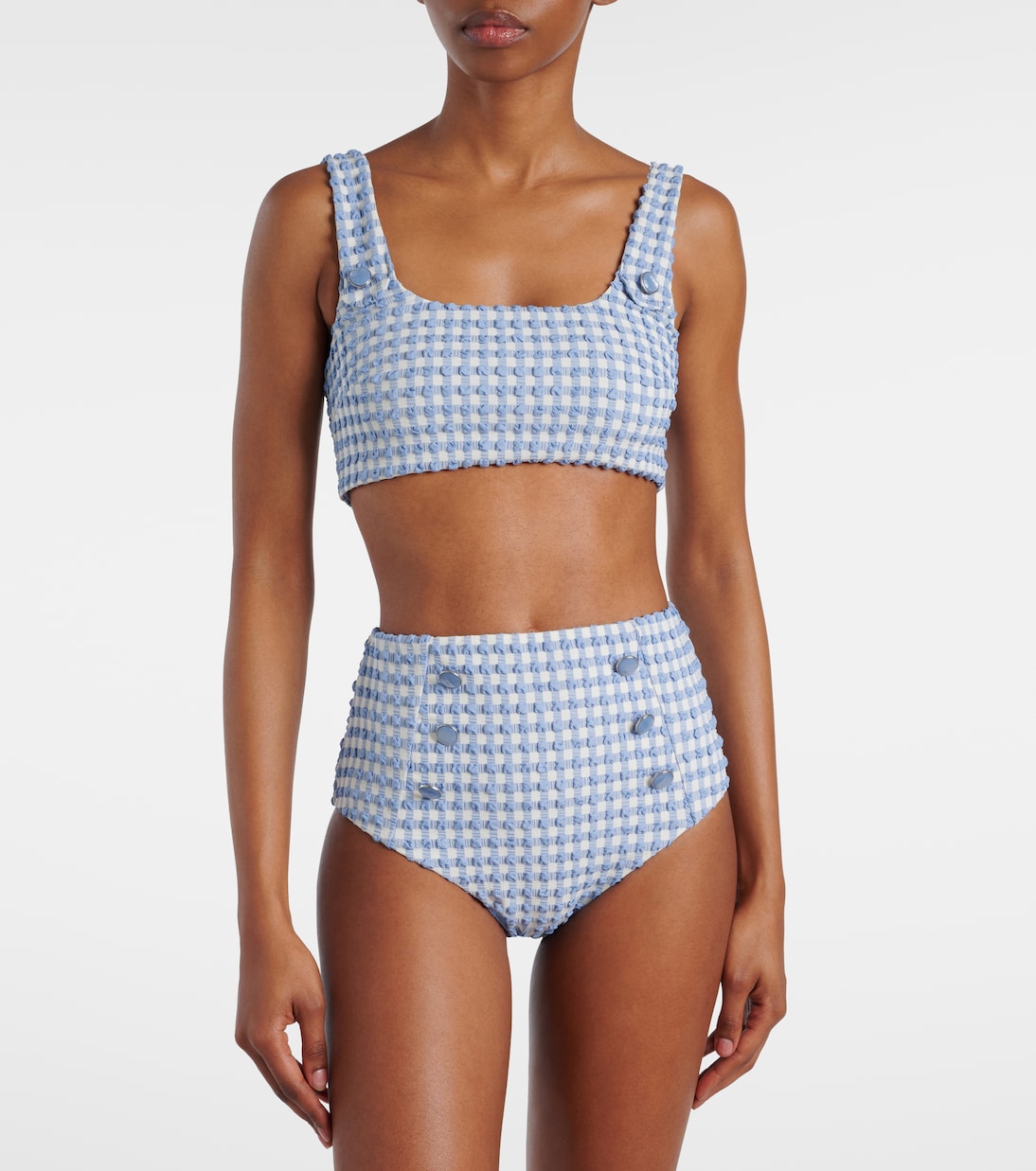 Top de bikini Ainsley de cuadros vichy | Simkhai