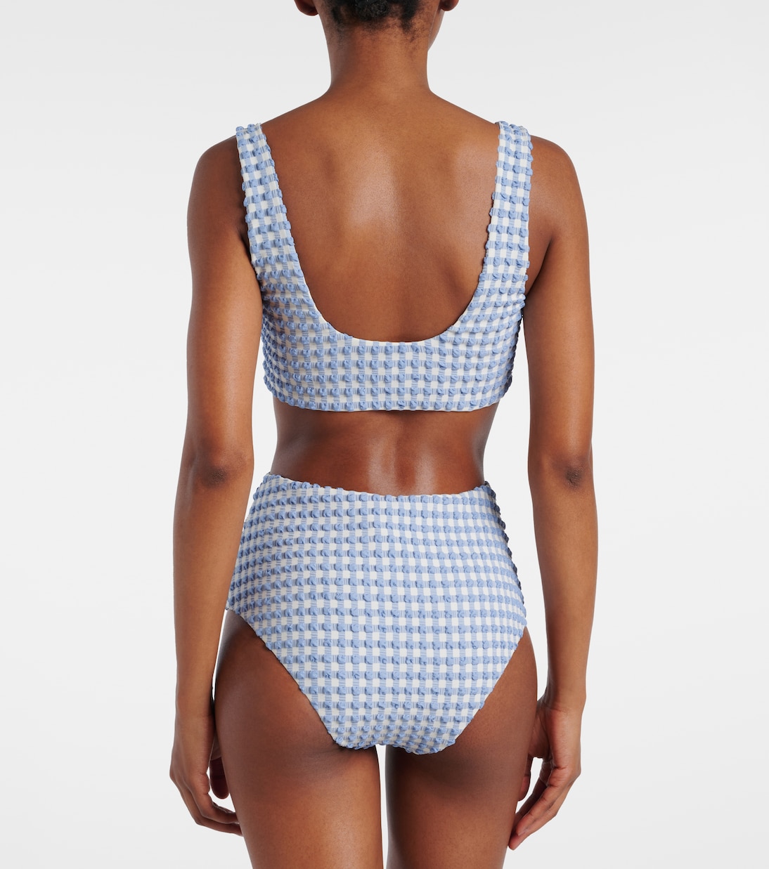 Top de bikini Ainsley de cuadros vichy | Simkhai