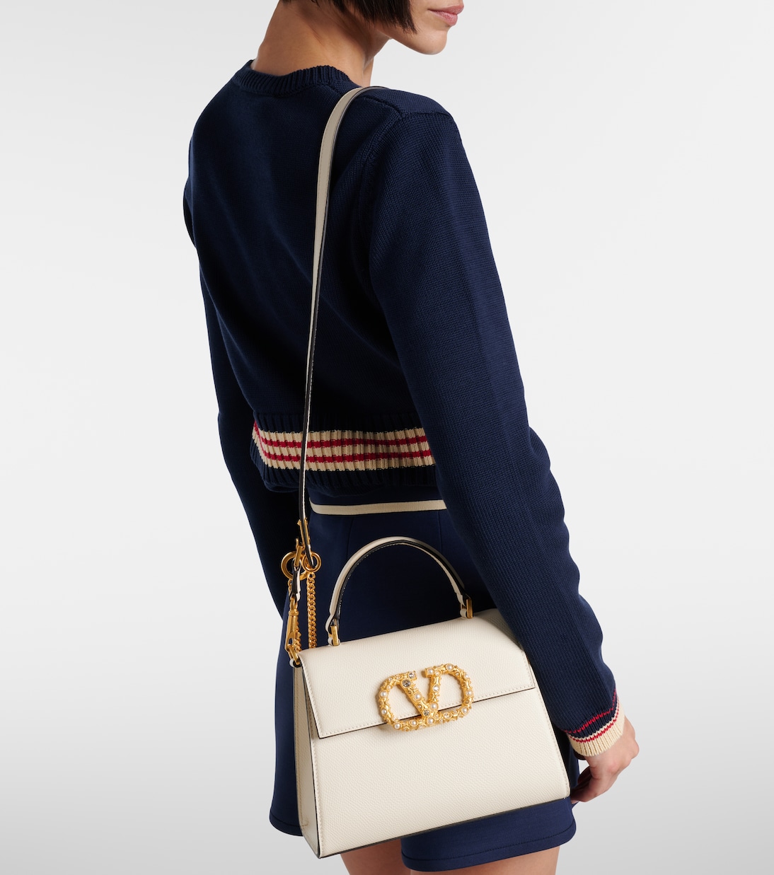 Borsa a spalla VSling Small in pelle | Valentino Garavani