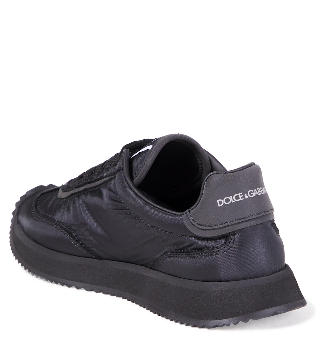 DG leather-trimmed snekaers | Dolce&Gabbana Kids