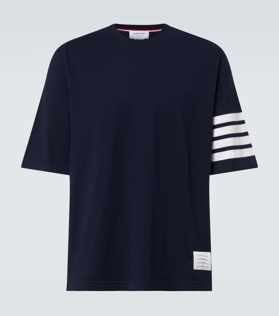 T-Shirt 4-Bar aus Baumwoll-Jersey | Thom Browne