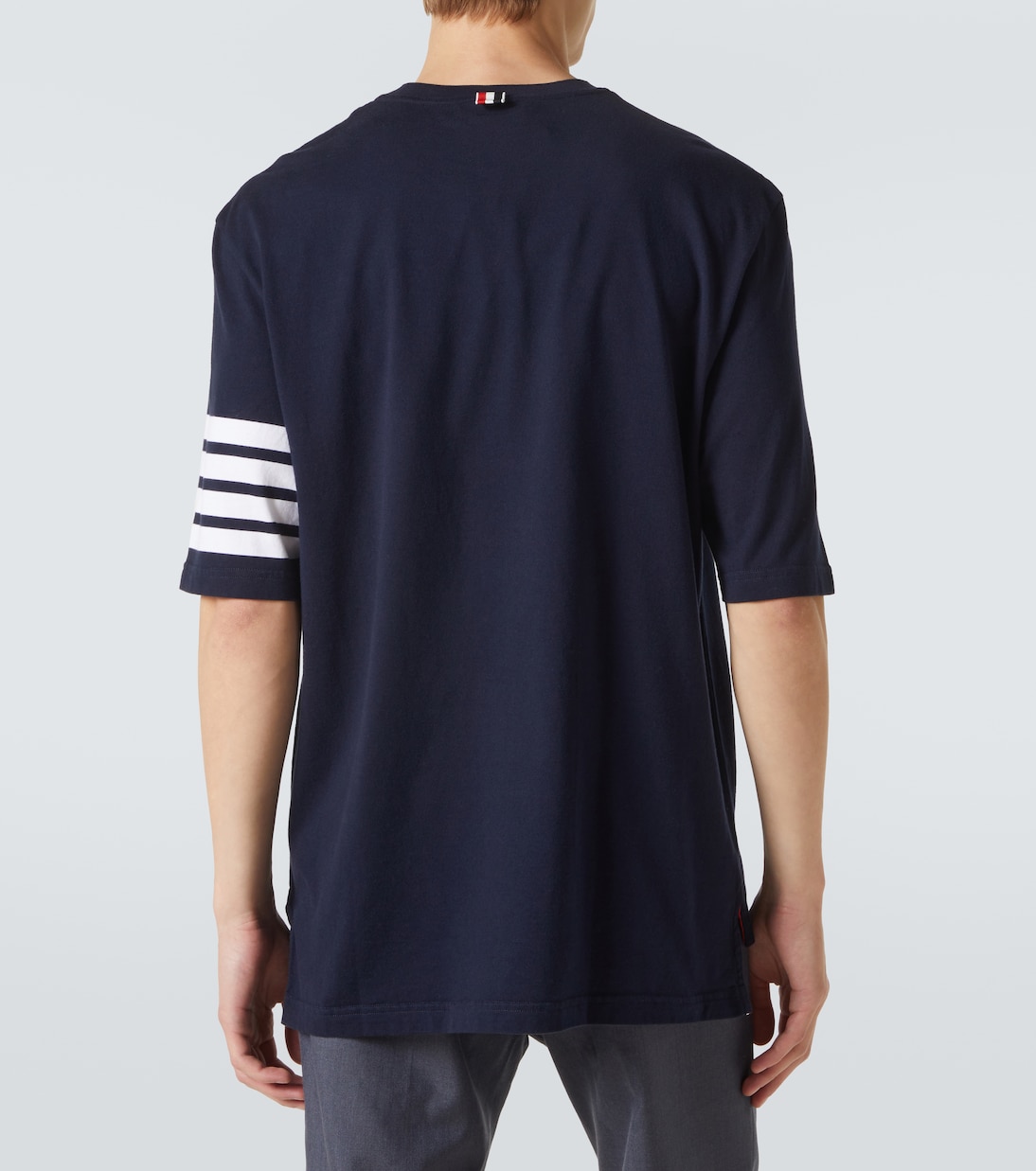 T-Shirt 4-Bar aus Baumwoll-Jersey | Thom Browne