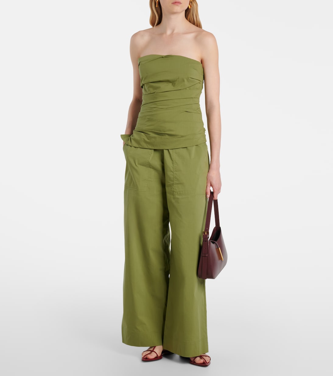 Pantaloni Arden a gamba larga in misto cotone | Simkhai