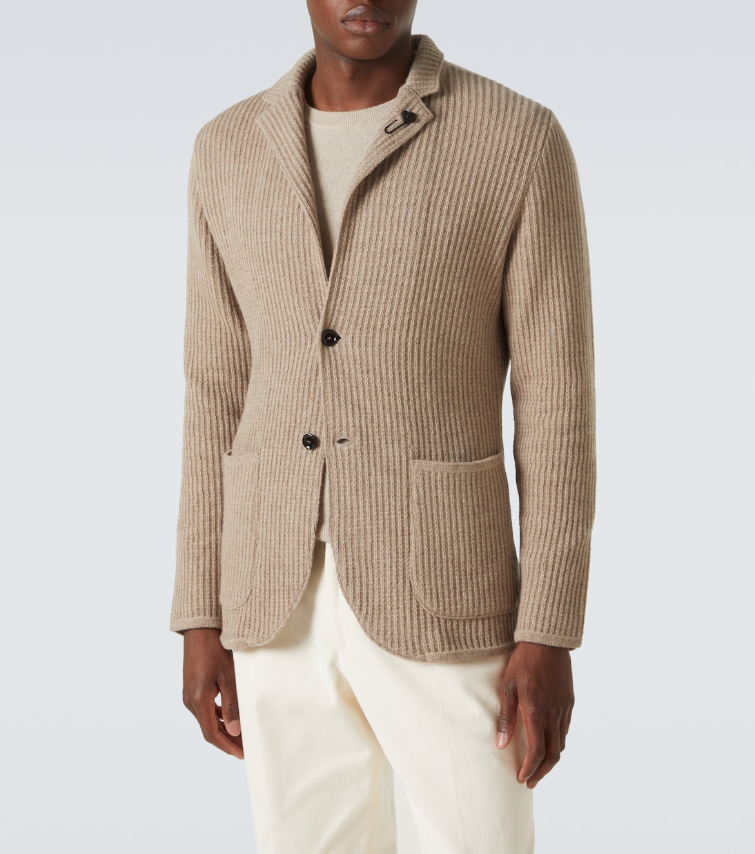 Knitted cashmere blazer | Lardini
