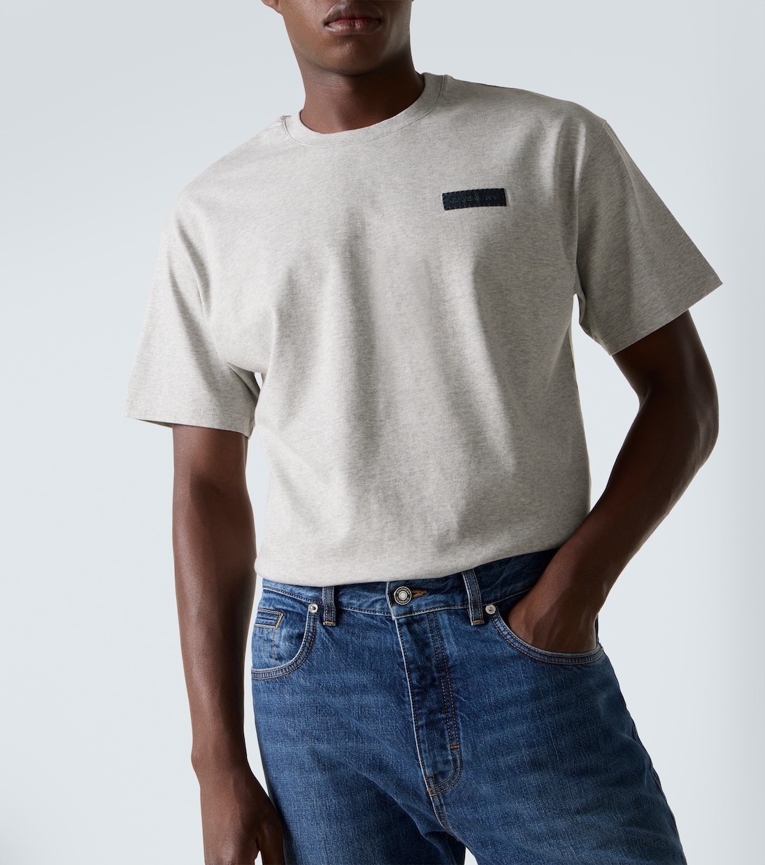 Camiseta de jersey de algodón con logo | Givenchy