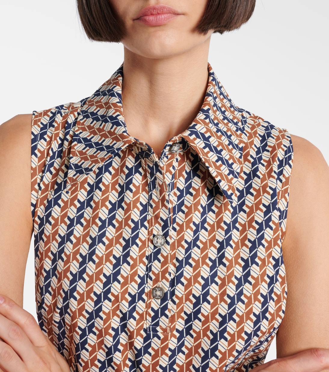Vestido tenis plisado estampado | Tory Burch