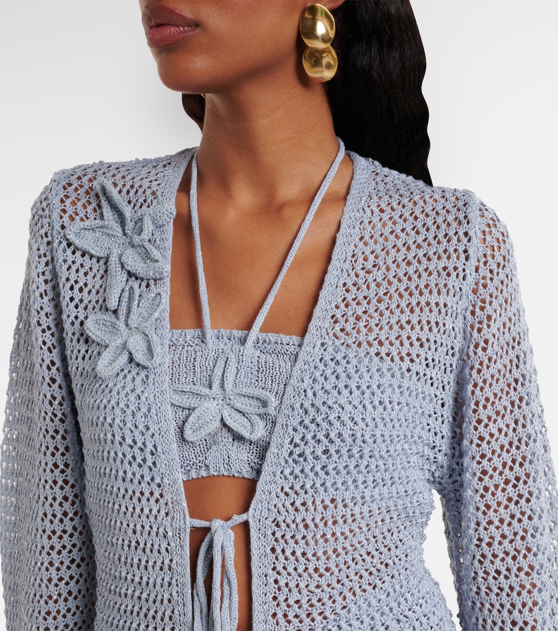 Copricostume Zorya in maglia con glitter | Bananhot