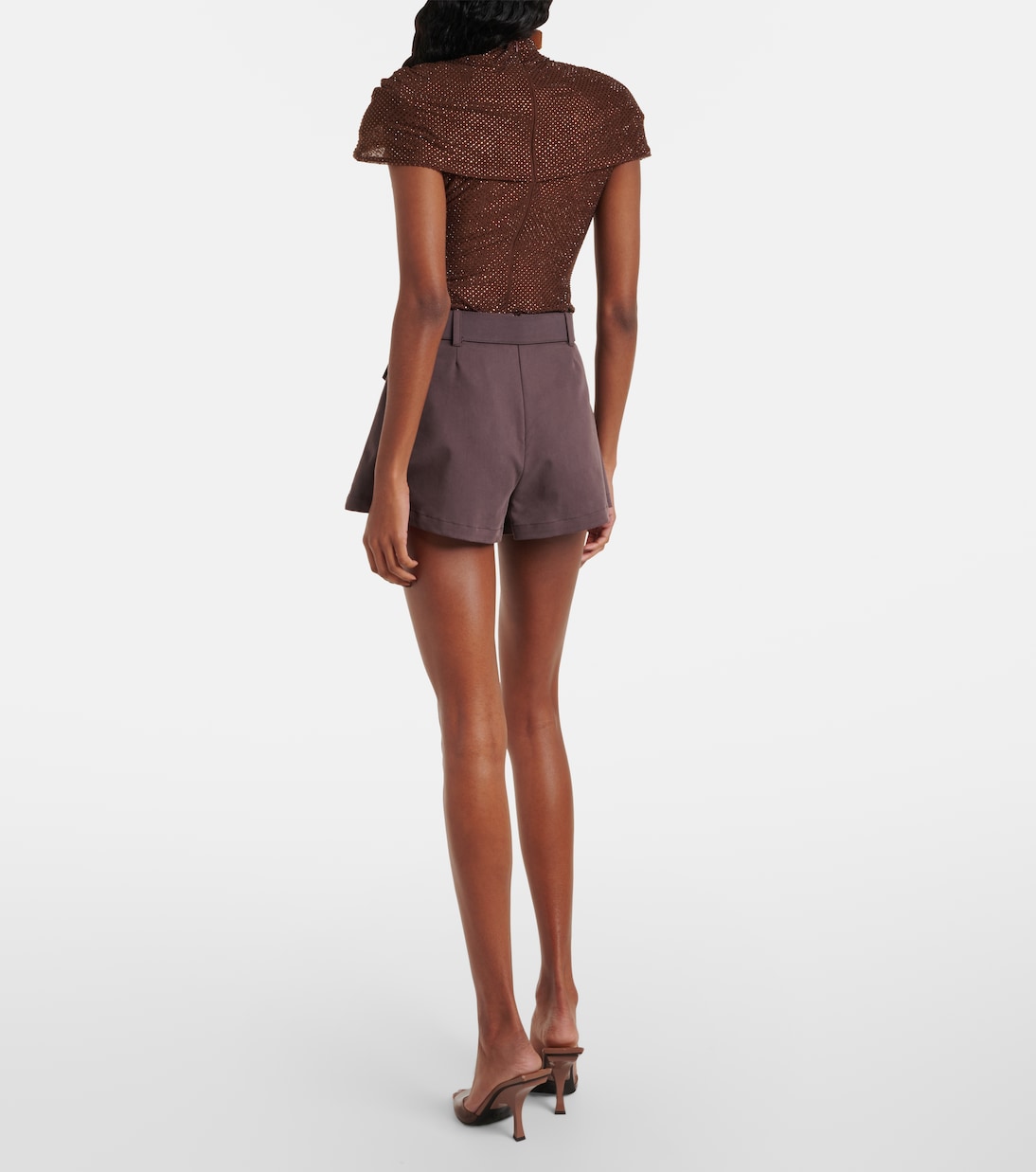 Belted skort | Self-Portrait