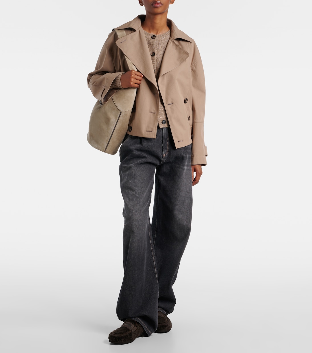 Mocassini Monili in shearling | Brunello Cucinelli