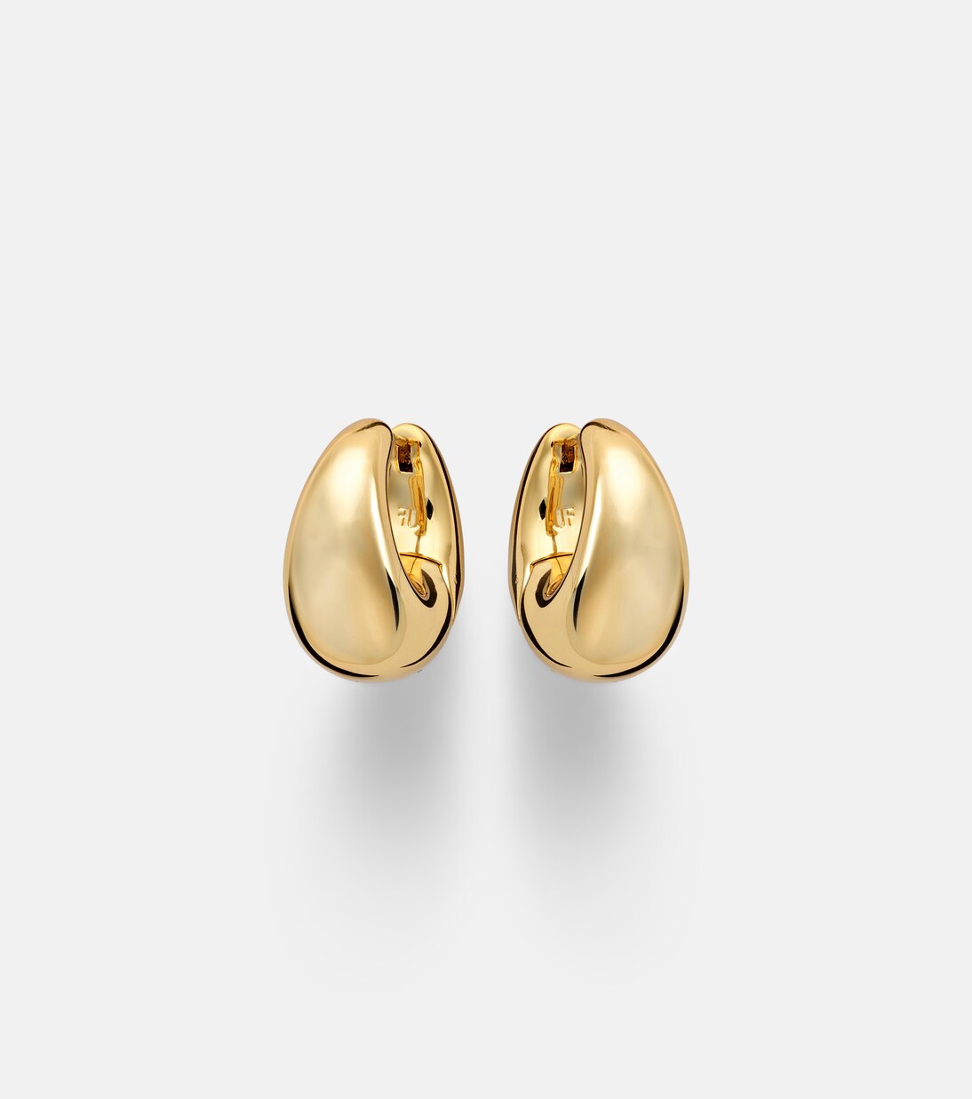 Dylan gold-plated huggie earrings | Jennifer Fisher