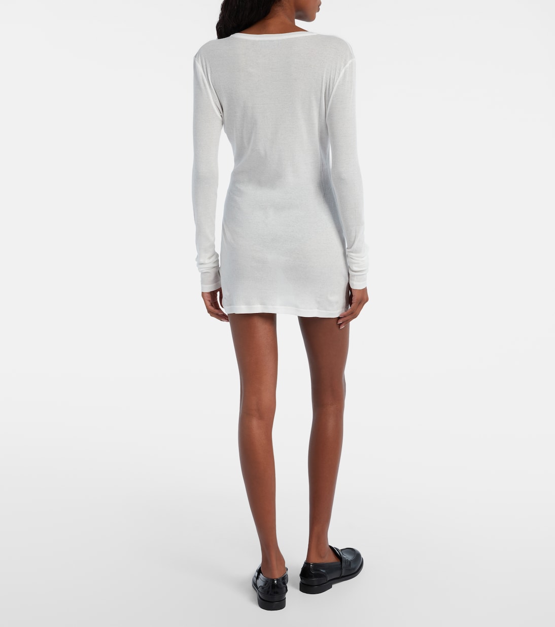 Minikleid aus Baumwoll-Jersey | Miu Miu