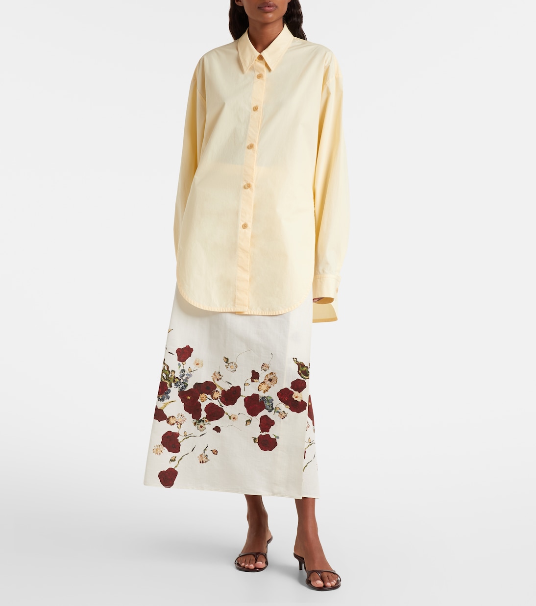 Goya cotton poplin shirt | Khaite