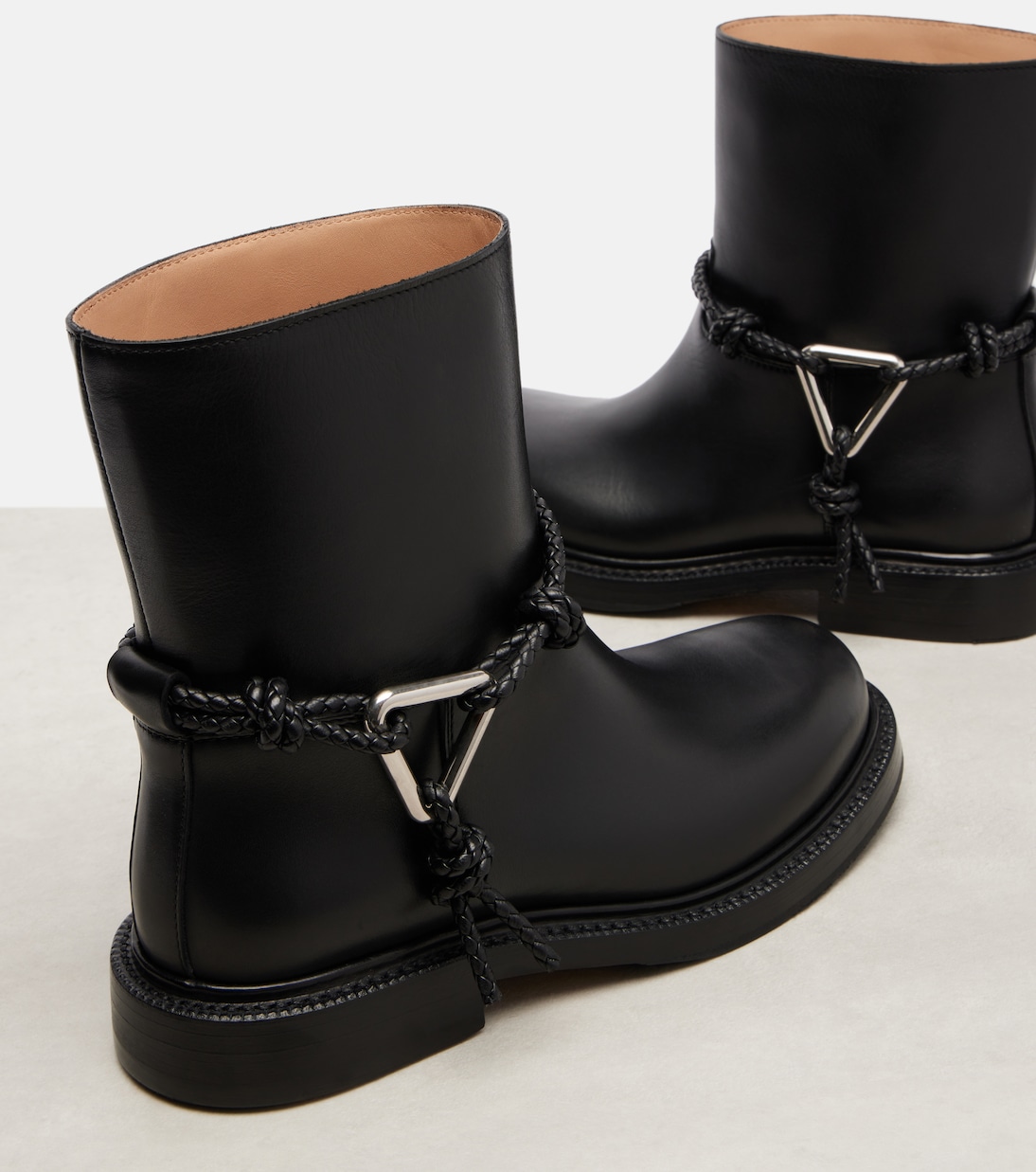 Leather ankle boots | Bottega Veneta