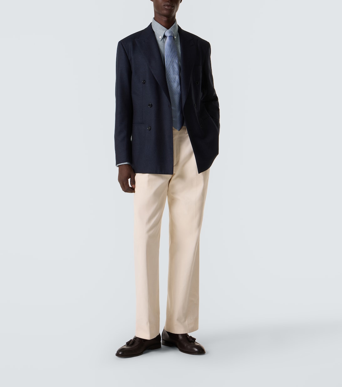 قميص من القطن الفلانيل | Charvet