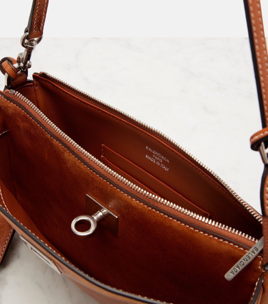 Rodeo leather shoulder bag | Balenciaga