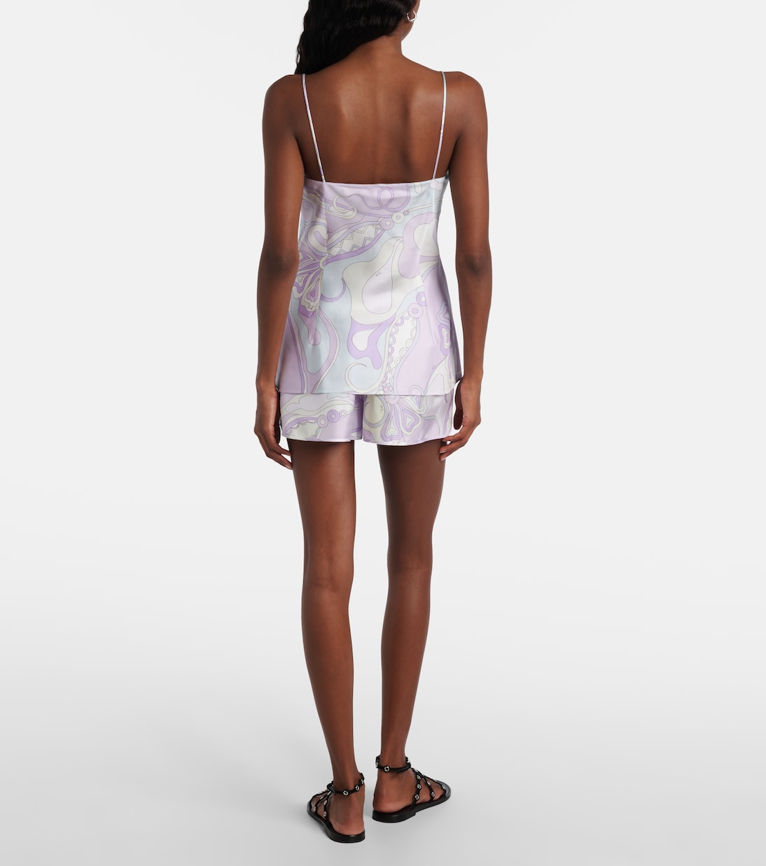 Orchidee silk satin camisole | Pucci