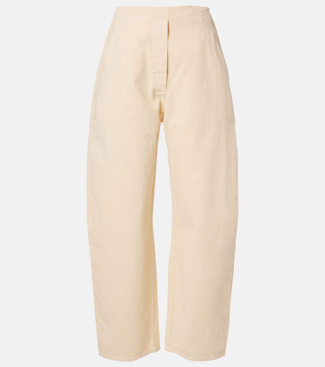 Chloe cotton barrel-leg pants | Leset