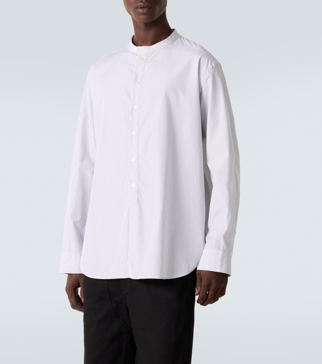 x Aaron Levine Nick striped cotton shirt | Studio Nicholson