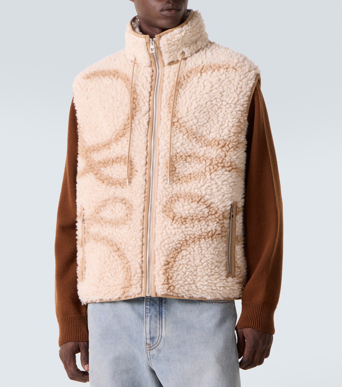 Chaleco de forro polar con Anagrama | Loewe