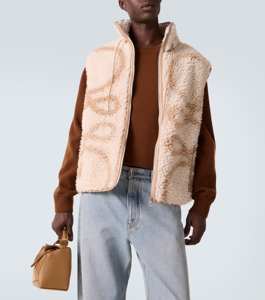 Chaleco de forro polar con Anagrama | Loewe