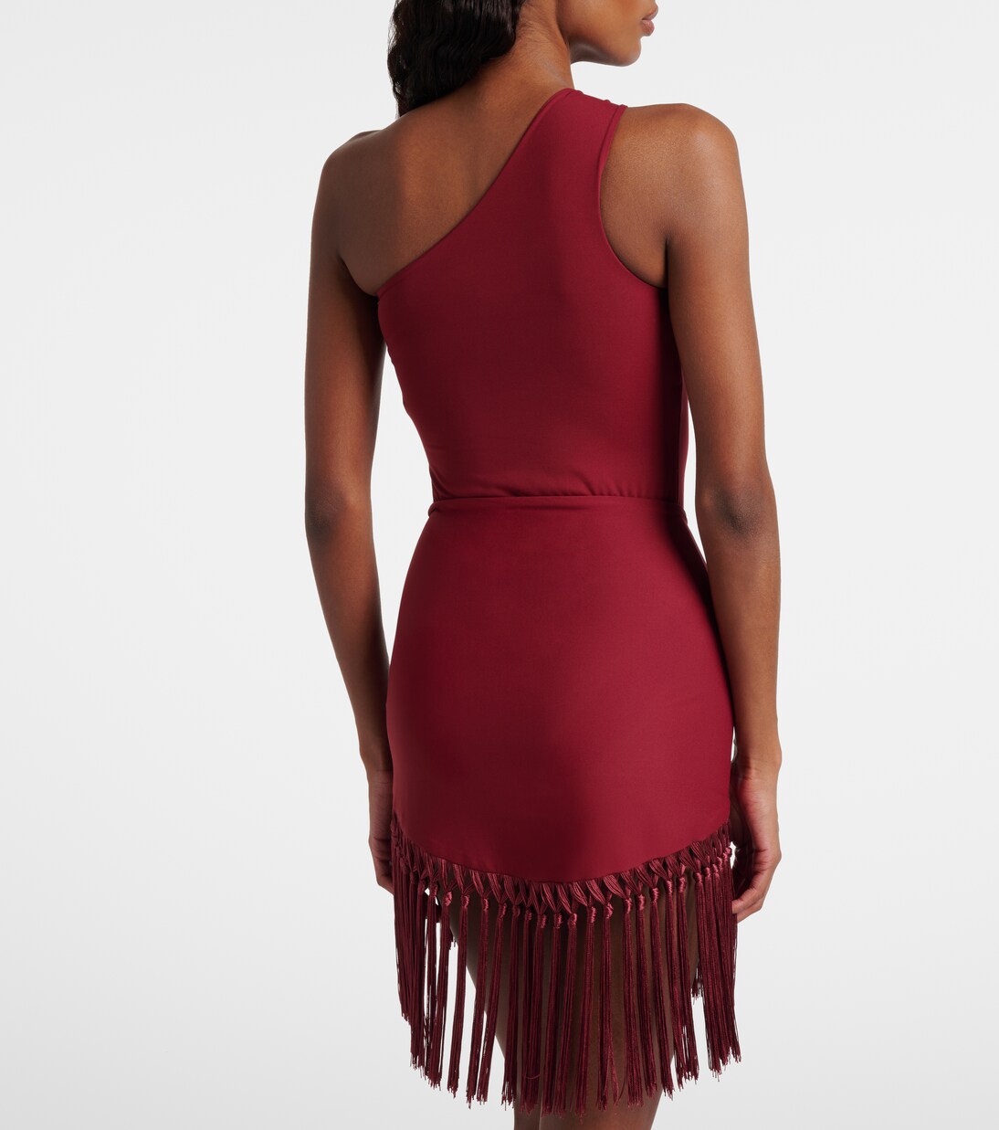 One-shoulder swimsuit and beach cover-up set | Taller Marmo