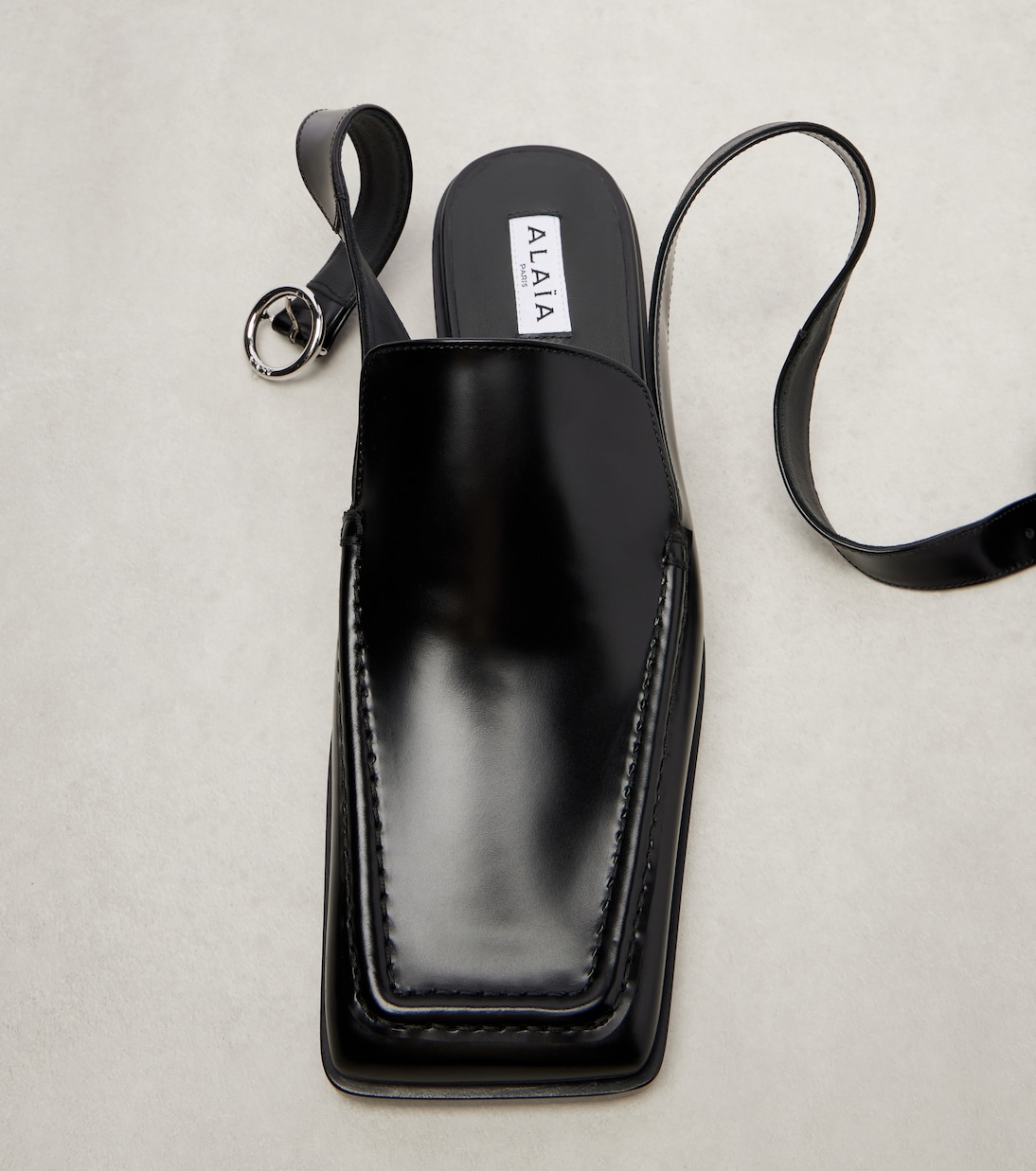 Leather slingback flats | Alaïa