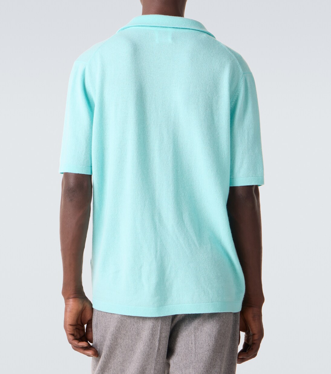 Wool and cashmere polo sweater | Allude