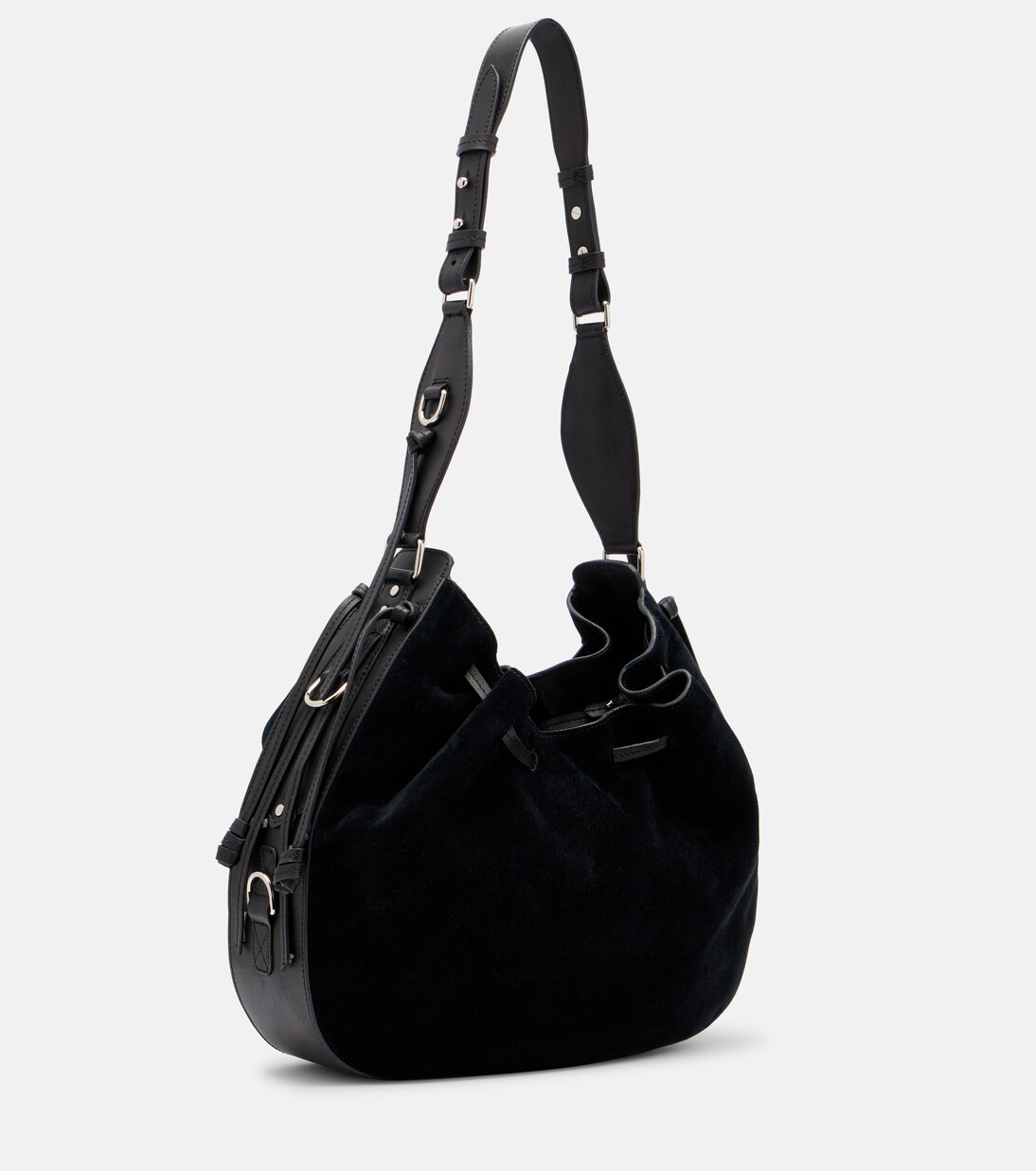 Bolso al hombro Bolton Medium de ante | Isabel Marant