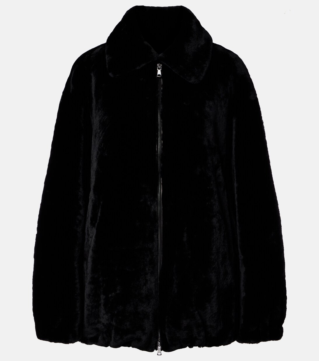 Plush shearling jacket | Nour Hammour