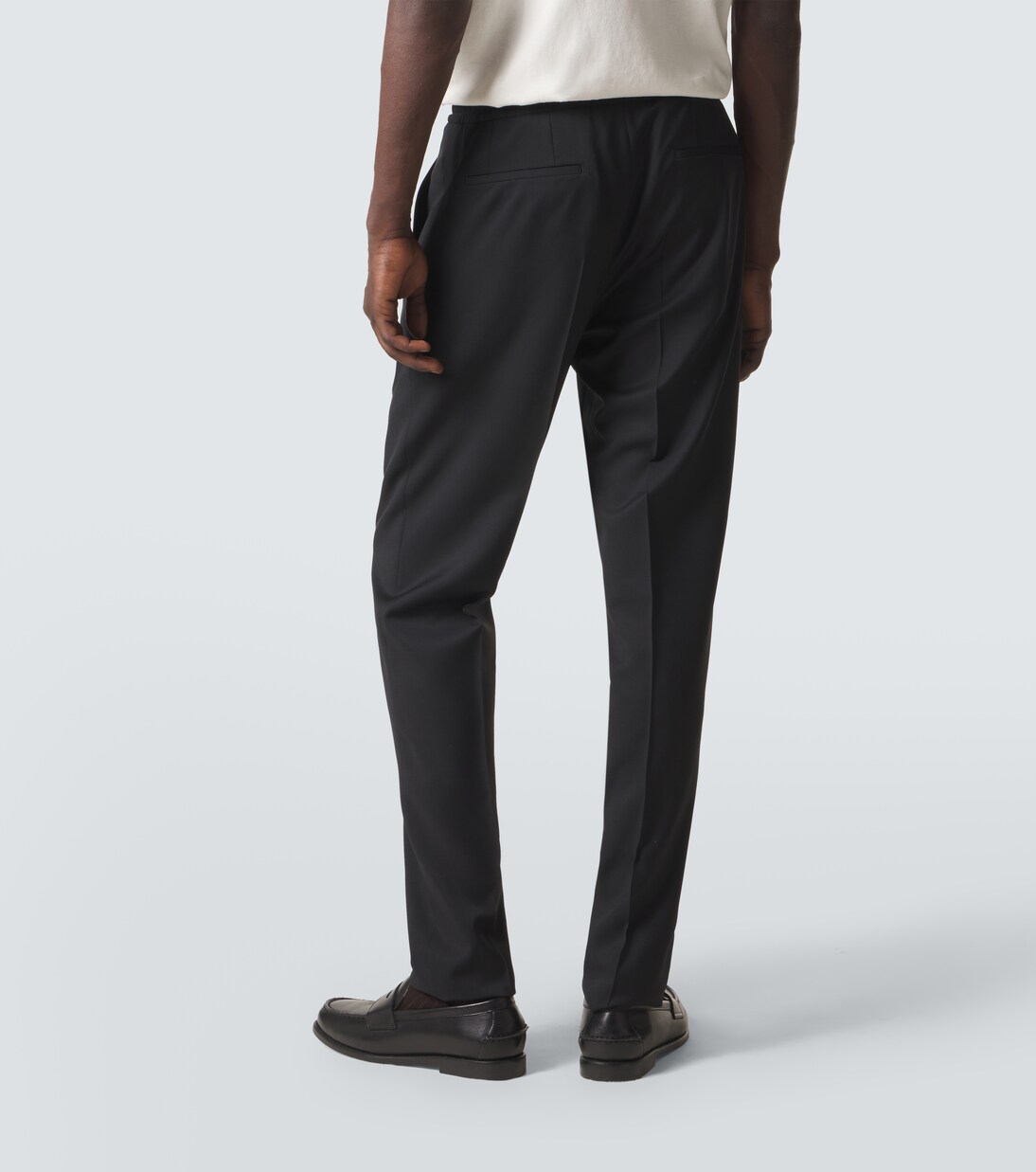 Virgin wool tapered pants | Lardini