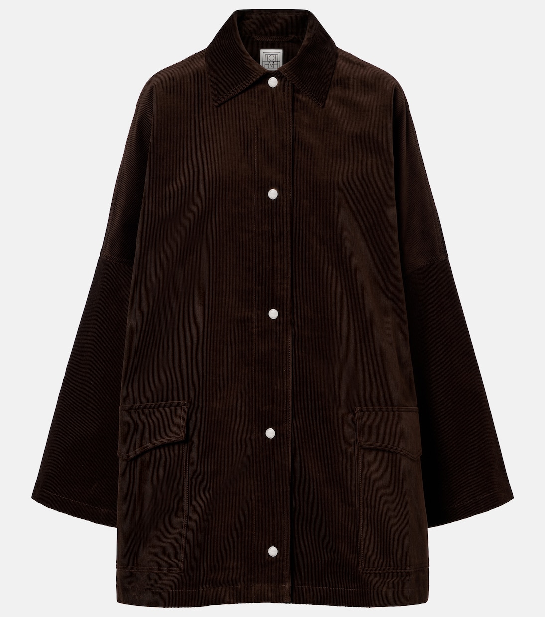 Hemdjacke Cord aus Baumwoll-Cord | Toteme