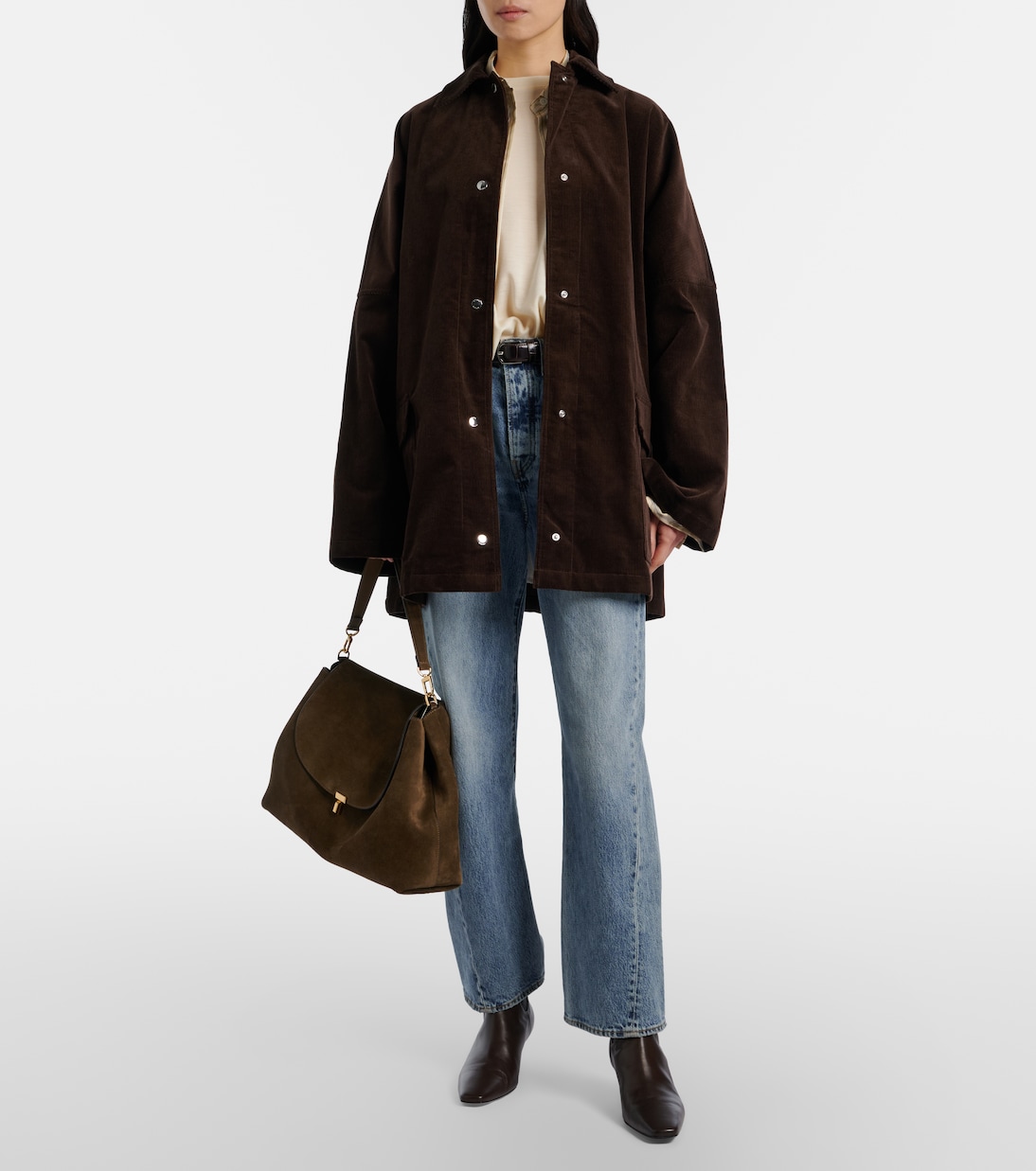 Hemdjacke Cord aus Baumwoll-Cord | Toteme