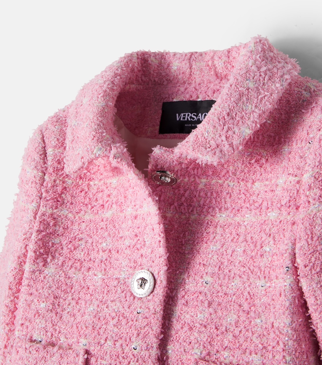 Medusa tweed jacket | Versace Kids
