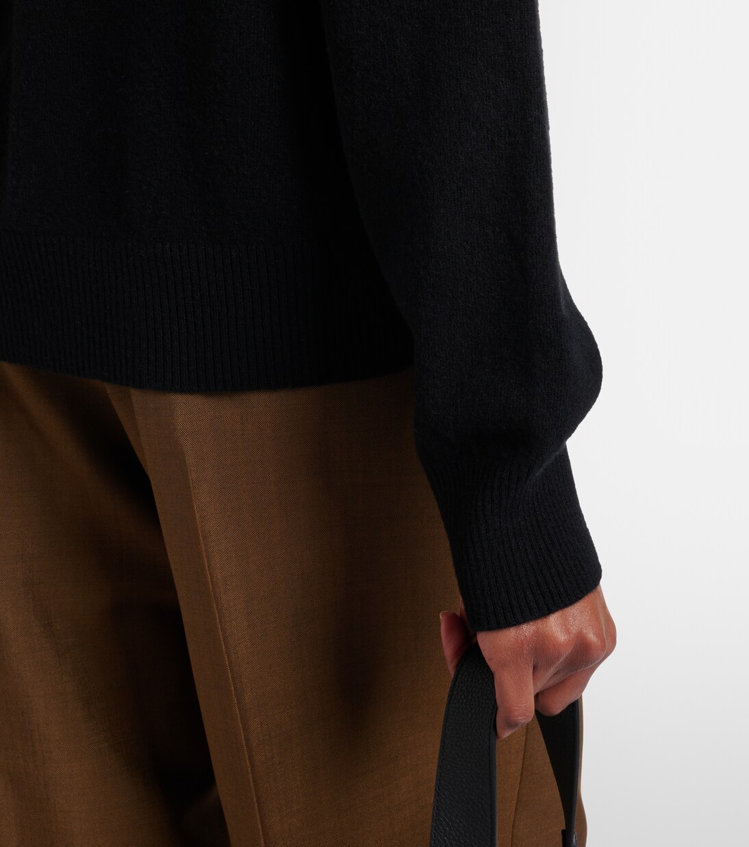 Argyle wool polo sweater | Róhe